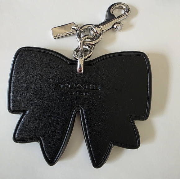 Coach Mollie Satchel Crossbody Bow Print + Authentic Coach Leather Bow Charm - Picture 15 of 16